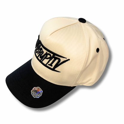 CREAM AND BLACK OG DISRUPTIV CAP